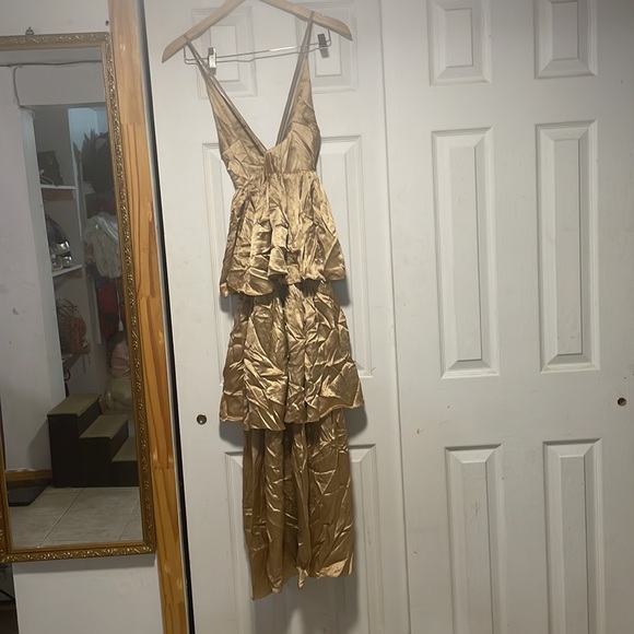 layers silk dress - Picture 3 of 5